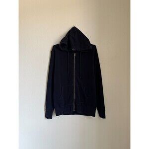 SATURDAYS NYC Men's JP Heavyweight Zip Hoodie in Midnight (Navy) Size MEDIUM